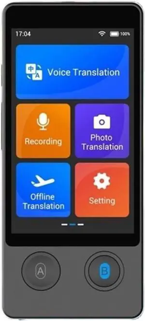 Language Translator Device, Portable AI Voice Translator 144 National Language ligent Real-time Translation Text Photo Translate Machine for Business,Study & Travel