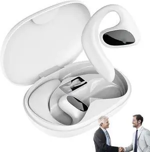 Talkbuds Translator, Qinux Talkbuds, Ai Language Translation Earbuds Real-Time, 144 Languages & Accents, Audifonos Traductores Inglés Español, Ideal for Travel, Business, Learning (White)