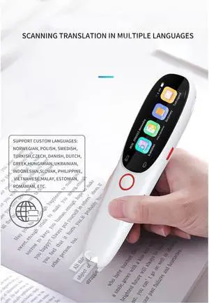 134 Languages Translation Pen Portable Scan Translation Pen Instant Text Scanning Reading Translator Device Reading Pen
