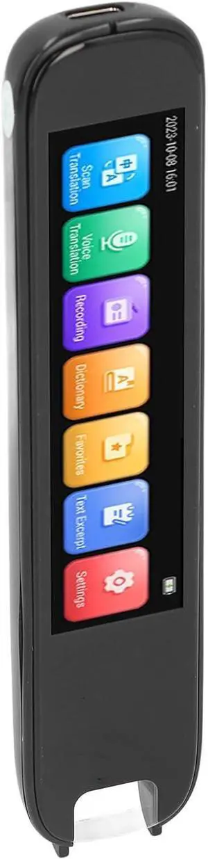 Translator Pen 3.71 Inch Screen Multifunctional for Business Travel Students Learning