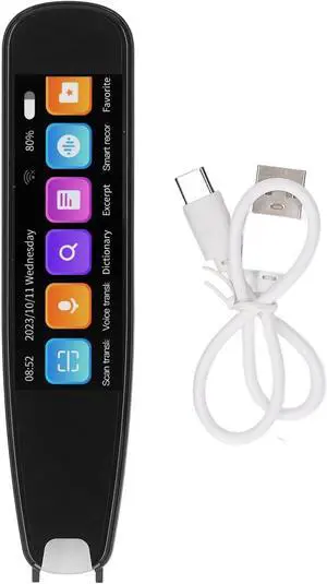 Scan Reader Pen, 2 Way Wi - Fi Text to Sp Device, 2.99 Inch Touch Screen, 131 Languages Translator Device Support Offline Translation