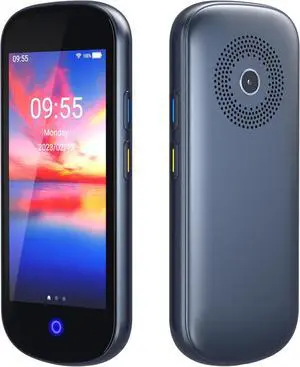 AI Language Translator Device with 137 Languages,Portable Traductor,Two-Way Translation, Accuracy Instant Translating Device for Travel Business Study-Grey