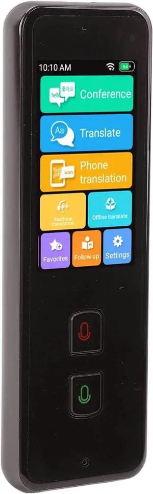 138 Online 15 Offline Languages Touch Screen Language Translator 1GB+8GB Memory, Two Way Real Time Translation, Designed Noise Cancelling Microphone, Ideal for Multi Language