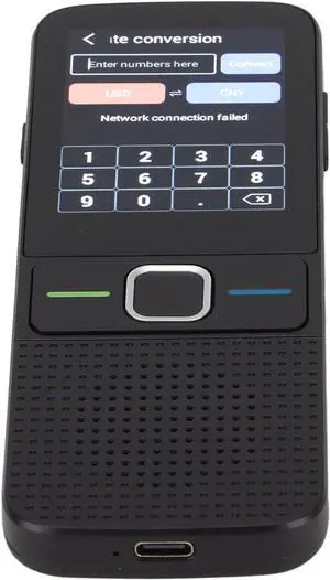 Smart Voice Photo Translator, 2 Way Instant 138 Languages Touchscreen Language Translator Device, Portable Voice Interpreter for Travel Business Study (Black)