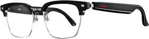 Portable Language Translation Device Smart Glasses Listenable Hands-Free Calling AI Voice Assistant Sunglasses for Men Womem(A)