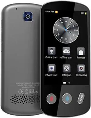 P60 Portable Audio Translator 138 Language Smart Translating Offline in Real Time Smart Voice AI Voice Photo Translating Device