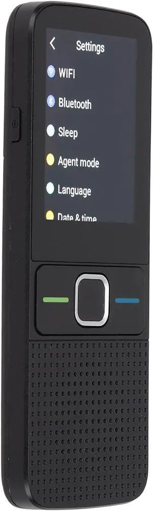Ce Photo Translator - 2 Way Inst Language Device for Travel and Business, 38 Languages and Easy Touchsc WiFi (Black)