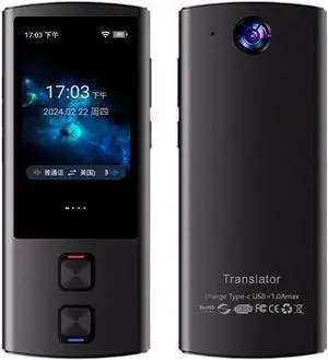 135 Language WiFi Online Offline Voice Translator Accurate Translate Recording ligent to Travel Recording Oversea Text Voice Learning, Translator, Simultaneous Learning Learning, Real tra