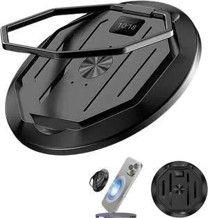 Portable AI Translator Magnetic Phone Stand, Bluetooth Real-Time 1v1 Voice/Photo Simultaneous Translation for 70 Languages, 32GB Storage, 45-Day Battery, Perfect for Travel & Business