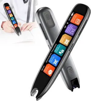 Scan Translator Pen, 142 Languages Smart Scan Reader Pen, Translation Text to Speech Device, Online/Offline Modes, Text Extract, for Business, Learning and Travel