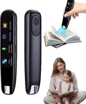 Multipurpose Translation Device,Multipurpose Translation Pen,Traductor,112 Language Translator Device with Touch Screen,Wi-Fi Wireless Reading Pen,2 Way Vocie Translation (Black)