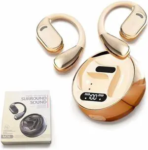 AI Interpreter Earbuds,144-language & Offline Mode 8 Languages Real-time Bidirection Simultaneous Translation,Translator Device Supporting,Language Translation EarbudsFit iOS and Android (Golden)