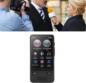 Voice Translator Online 138 Languages Touchscreen Support Hotspot Offline Photo Recording 2 Way Translation Device for Travel Work Education Communication Business
