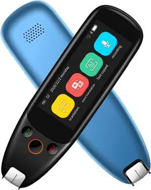 112 Language Translation Reading Pen Smart Scan Dictionary Pen 3.5 Inch Screen Electronic Dictionary Portable Two-Way Voice Translator Offline WiFi Translate Device,B