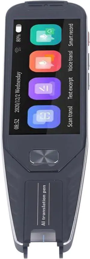 Smart Translation Pen, Multifunctional Translation Device with LCD Touchscreen, 134 Languages Supported for Offline Translation, Dual Mic Noise Reduction, 4.0 Inch Touch Screen