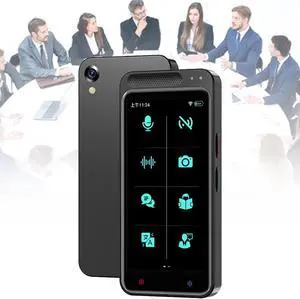 Intelligent Language Translator, 5 Inches Touch Screen, 138 Online/17 Offline/Photo Translation, WiFi/Hotspot Sharing/Offline Mode for Business Learning Travel