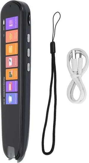 Language Translation Device 134 Languages Online Voice Translation 60 Photo Translations for Learning Travel (Black)