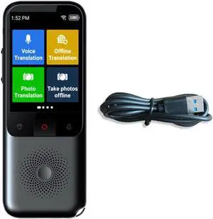T11 Smart Voice Translator 138 Languages WiFi Enabled, Real-Time Translation for Business & Travel, Offline Capabilities