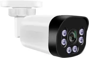 4K Poe Camera with Audio 48V POE/DC 12V 4MP/5MP/8MP Super HD Night Vision Bullet Video Surveillance for Nvr(2.8mm,4MP DC 12V)