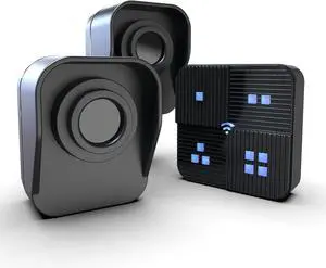 DSALERTS - 1/2 Mile Long Range Wireless Driveway Alarm Weather Resistant Motion Detector & Sensor - Home Security Alert System - Monitor & Protect Oudoor&Indoor Property