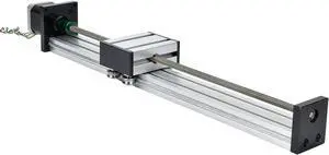 FTVOGUE Aluminum Alloy Precision Machined 0808 Ball Screw Linear Loop with 57 Engine for The CNC Automation Industry (0808 Screw, Effective Range 300)