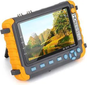 CCTV Camera Tester, IV8W CCTV Analog Camera Tester Mini Monitor Tester 8MP AHD/CVI/TVI Tester Camera PTZ with VGA Input UTP Cable Tester