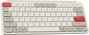 Keychron B1 Pro Quiet Key Ultra-Slim Wireless Keyboard, ZMK Programmable 75% Layout Bluetooth 5.1/2.4 GHz/Wired with Ultra-Long Battery Life Low Profile for Mac Win Linux System - Vintage Hues