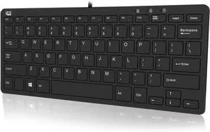 Adesso SlimTouch 510-Mini Keyboard with USB Hubs