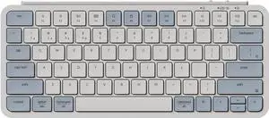 Keychron B1 Pro Quiet Key Ultra-Slim Wireless Keyboard, ZMK Programmable 75% Layout Bluetooth 5.1/2.4 GHz/Wired with Ultra-Long Battery Life Low Profile for Mac Win Linux System - Retro Blue