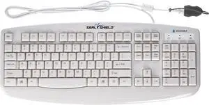 Silver Storm Washable Keyboard - Ip-66 Washable, True Type, Full Travel Keys, 24