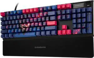 SteelSeries Keycaps  Limited Edition Artist Collaboration  Double Shot Pudding-Style Keycaps  Durable PBT Thermoplastic  Compatible with a Wide Range of Mechanical Keyboards  Special Artwork