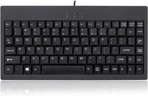 Adesso EasyTouch Mini Keyboard - USB and PS/2 (AKB-110B)