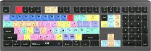 Logickeyboard Backlit 'Astra2' Designed for Editing in Adobe Premiere Pro on Mac  p/n LKB-PPROCC-A2M-US