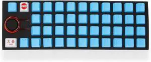 Tai-Hao Rubber Keycap Set - Blue - 42 pcs