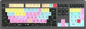 Logickeyboard 'Astra2' Backlit Designed for Composing in Avid Pro Tools on Mac  p/n LKB-PT-A2M-US