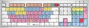 Logickeyboard Keyboard Designed for Avid Pro Tools 2018 Compatible with macOS- Part #LKBU-PT-CWMU-US