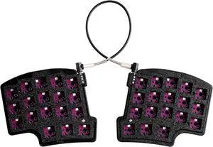 YMDK Split 36 Keys Ergonomics 40% Layout 3D Print PLA Hotswappable Mechanical Keyboard RGB QMK Vial All Key programmable Mini Independent Gaming Keyboard Kit