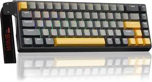 AULA WIN68 HE MAX - Hall Effect Gaming Keyboard with Magnetic Switch, Adjustable Actuation Fast Trigger Mode, 8KHz Polling Rate, RGB Backlit Wired Mechanical Gaming Keyboard 60 Percent