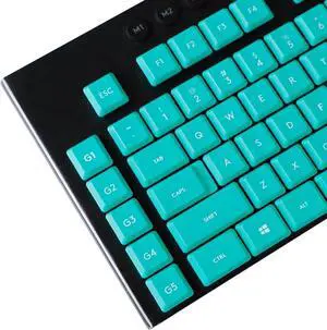 YMDK Solid Color Simplicity Keycaps PBT Material Low Profile Keycap Compatible with Logi G813 G815 G913 G915 G913 tkl G915 Keyboard