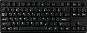 EPOMAKER P87 TKL Aluminum Wireless Gaming Keyboard, QMK/VIA Programmable Mechanical Keyboard, 87% Bluetooth/2.4Ghz/USB-C Keyboard with CNC Metal Knob and RGB Backlight (Black, Wisteria Linear Switch)