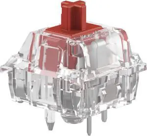 Glorious - Fox Heavy Linear Switches (110 PCS), Prelubed, Silent Red, Cherry MX Compatible