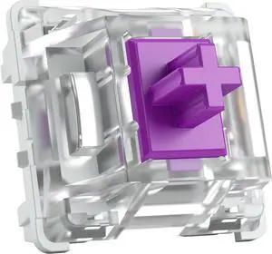 Glorious Kailh Pro Purple Mechanical Keyboard Switches Tactile 120-Pack for Custom Keyboards - Ideal for Gaming and Typing