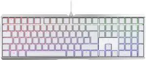 CHERRY MX BOARD 3.0 S, Wired Gaming Keyboard with RGB Backlight, German Layout (QWERTZ), MX BROWN Switches, White