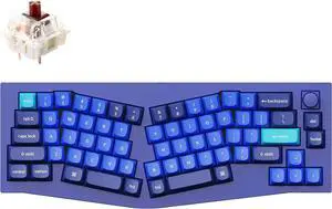 Keychron Q8 Swappable RGB Backlight Brown Switch Knob Version - Blue