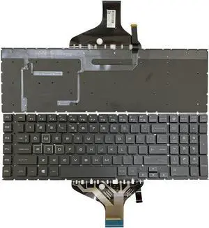 Gintai RGB Backlight Backlit US Keyboard for HP Omen 17-CB 17-CB0050NR 17-CB1072NR 17-CB1080NR 17-CB1097NR 17T-CB100 17-CB1002CA 17-CB1010CA 17-CB1046NR 17-CB1055CL NSK-XP2BQ 9Z.NF3BQ.201 L32775-001
