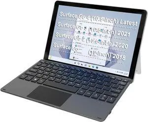 Arteck Surface Go Type Cover, Ultra-Slim Portable Bluetooth Wireless Keyboard with Touchpad for Latest Surface Go 4, 3 (2021), 2 (2020) and Built-in Rechargeable Battery Arteck Surface Go Type Cover, Ultra-Slim Portable Bluetooth Wireless Keyboard with Touchpad for Latest Surface Go 4, 3 (2021), 2 (2020) and Built-in Rechargeable Battery
