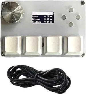4+4 Keys SayoDevice O3C++ OSU Rapid Trigger Magnetic Linear OUTEMU Magnetic Copy Knob Switches Screen Keyboard Shotcut