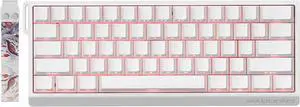 Hyekit x FGG MADLIONS MAD 60 HE RGB 60% Wired Magnetic Switch Gaming Keyboard with Adjustable Actuation, 8000 Hz Polling Rate, Rapid Trigger Mode, Hall Effect Switches, for PC/Mac, White