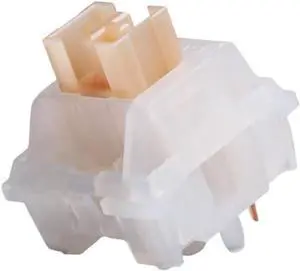 Outemu Silent Yellow Jade V2 Switch, 5Pin Pre-Lubed Silent Thocky Tactile Switch for Custom Mechanical Keyboard(110PCS)