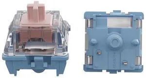 Gateron Melodic Keyboard Switch,Clicky 5 Pin RGB LED Factory Pre-lubed 60gf Key Switches for Mechanical Gaming Keyboard(Melodic,72pcs)